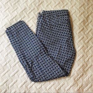 Cropped Geometric Pants